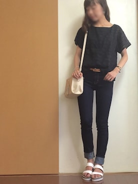 花*さん（レディース・160cm）の夏コーディネート