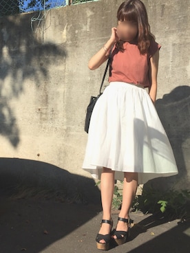 「アイテム（バングル/リストバンド）」を使った、花*さん（レディース・160cm・20代）の夏コーディネート