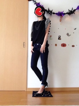 めーめーさん（レディース・161cm）の秋コーディネート