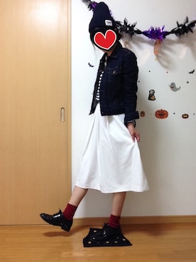 「archives（アルシーヴ）のアイテム（その他シューズ）」を使った、めーめーさん（レディース・161cm）の秋コーディネート