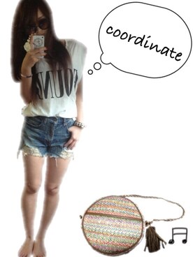 rie kさん（レディース・155cm）の夏コーディネート