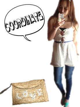 rie kさん（レディース・155cm）の夏コーディネート