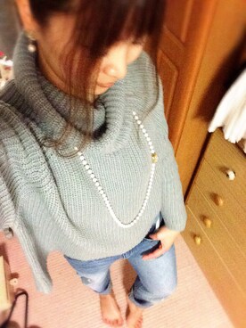 rie kさん（レディース・155cm）の冬コーディネート