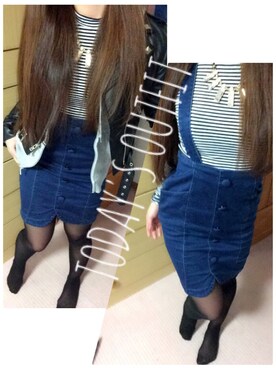 rie kさん（レディース・155cm）の春コーディネート