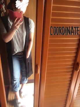 「BIRKENSTOCK（ビルケンシュトック）の＜BIRKENSTOCK（ビルケンシュトック）＞ ARIZONA BIRKOFLOR/サンダル¨ ◆（サンダル）」を使った、rie kさん（レディース・155cm）の夏コーディネート