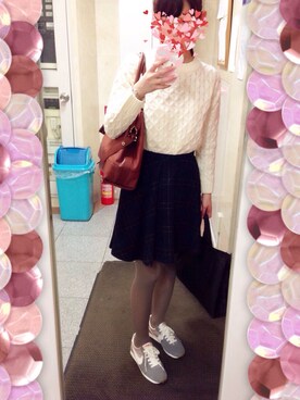 「ナイキスニーカー」｜「アイテム（ハンドバッグ）」を使った、ぴよきちさん（レディース・159cm）の秋コーディネート