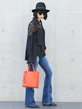 「Epoi（エポイ）のアイテム」を使った、eikoさん（レディース・170cm）の春コーディネート