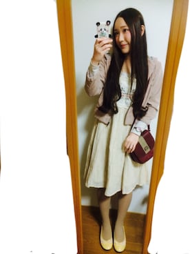 「クリスプ」｜「アイテム（その他アウター）」を使った、西 彩さん（レディース・160cm）の春コーディネート