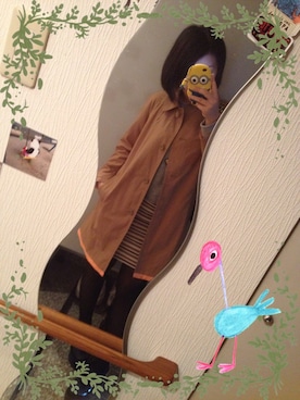 「Rodeo Crowns（ロデオクラウンズ）のアイテム（トレンチコート）」を使った、sayaka♫さん（レディース・152cm）の春コーディネート