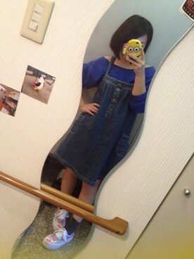 「MOUSSY（マウジー）のアイテム（スニーカー、その他）」を使った、sayaka♫さん（レディース・152cm）の春コーディネート