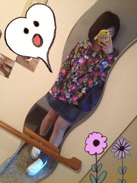 「ScoLar（スカラー）のアイテム（ブルゾン、その他）」を使った、sayaka♫さん（レディース・152cm）の春コーディネート