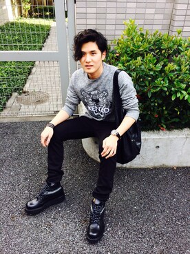 たっけさん（メンズ・182cm）の春コーディネート