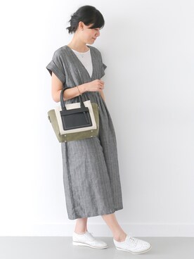 ☆シルビ☆さんの「RODE SKO MAIRE 異素材ミックスバッグ」を使ったコーディネート