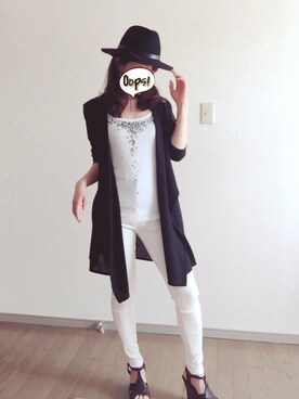 「アイテム（ペットウェア）」を使った、moponさん（レディース・157cm）の春コーディネート
