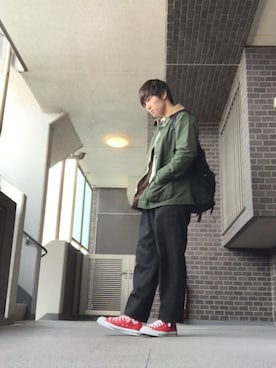 オノマトペさん(メンズ・170cm)の春コーディネート