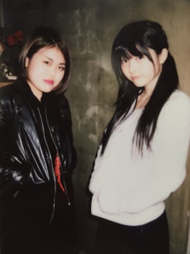 「黒髪ボブ」｜「アイテム（ブルゾン）」を使った、YUINA.Kさん（レディース・154cm）の冬コーディネート