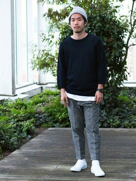 KISHIさん（メンズ・173cm）の春コーディネート