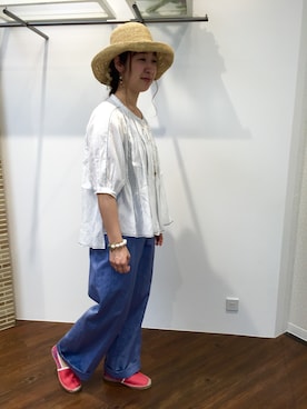 「AS KNOW AS」｜「アイテム（その他シューズ）」を使った、moriさん（レディース・161cm）の春コーディネート
