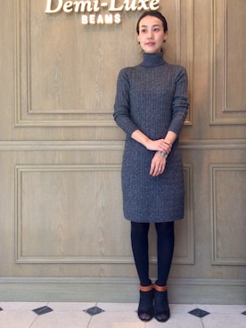 「rada（ラダ）のアイテム」を使った、Horinoさん（レディース・162cm）の秋コーディネート