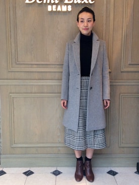 「Letroyes（ルトロワ）のアイテム」を使った、Horinoさん（レディース・162cm）の秋コーディネート