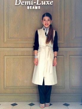 「rada（ラダ）のアイテム」を使った、Horinoさん（レディース・162cm）の冬コーディネート