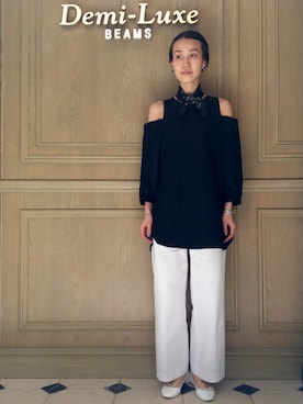「tibi（ティビ）のアイテム」を使った、Horinoさん（レディース・162cm）の春コーディネート