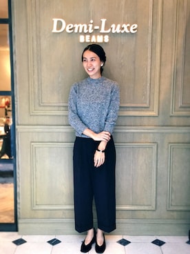 「ELIN（エリン）のアイテム」を使った、Horinoさん（レディース・162cm）の秋コーディネート