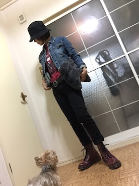 「stance socks」｜「アイテム（ジャケット/アウター）」を使った、ミイさん（レディース・158cm）の秋コーディネート