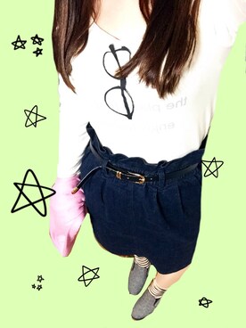 ゆずこさん（レディース・154cm）の春コーディネート