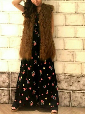 「REDYAZEL（レディアゼル）のアイテム（オールインワン・サロペット）」を使った、A♡さん（レディース・153cm）の夏コーディネート
