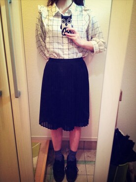 もこさん（レディース・152cm）の冬コーディネート