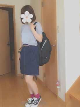 「sango（sango）のアイテム（腕時計）」を使った、ナツさん（レディース・158cm）の夏コーディネート