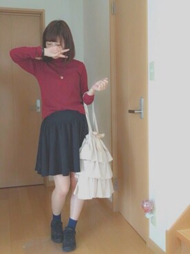 「sango（sango）のアイテム（腕時計）」を使った、ナツさん（レディース・158cm）の秋コーディネート