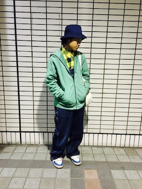 「アイテム（オールインワン・サロペット）」を使った、トレンディヴンさん（メンズ・170cm・20代）の冬コーディネート