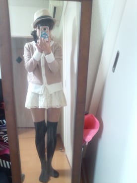 「CECIL McBEE（セシルマクビー）のアイテム（アンサンブル）」を使った、keiさん（レディース・155cm）の春コーディネート