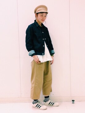 「Cable（ケーブル）のアイテム」を使った、suzuさん（レディース・163cm）の冬コーディネート