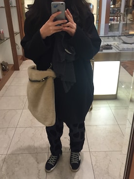 「MM6 Maison Margiela（ｴﾑｴﾑｼｯｸｽ ﾒｿﾞﾝ ﾏﾙｼﾞｪﾗ）のアイテム（その他アウター）」を使った、あさんがーさん（レディース・156cm）の冬コーディネート