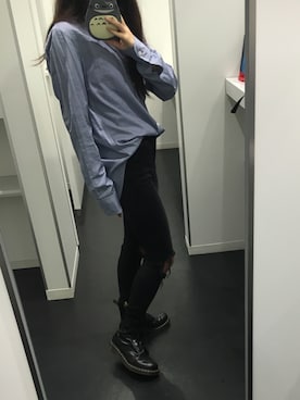 「UNIF（ユニフ）のアイテム（パンツ）」を使った、あさんがーさん（レディース・156cm）の春コーディネート