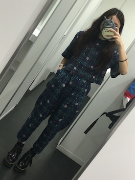 「アイテム（バングル/リストバンド）」を使った、あさんがーさん（レディース・156cm・10代）の夏コーディネート