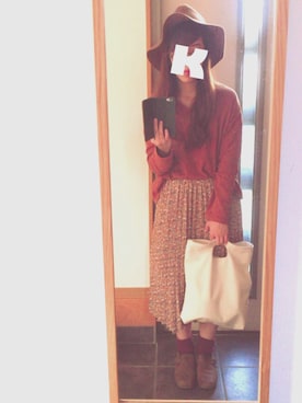 「SHANK（シャンク）のアイテム」を使った、くたんさん（レディース・153cm）の秋コーディネート