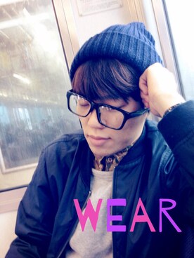 「入学式」｜「アイテム（ブルゾン）」を使った、UIさん（メンズ・174cm）の春コーディネート