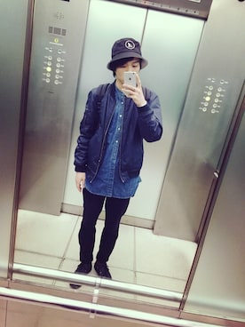 UIさん（メンズ・174cm）の春コーディネート