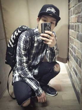 UIさん（メンズ・174cm）の冬コーディネート