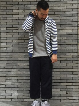 「SEVENDAYS=SUNDAY（セブンデイズサンデイ）のアイテム（シューズ）」を使った、nakayさん（メンズ・173cm）の春コーディネート