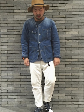 「SEVENDAYS=SUNDAY（セブンデイズサンデイ）のアイテム（シューズ）」を使った、nakayさん（メンズ・173cm）の春コーディネート