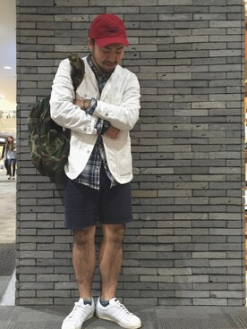 「SEVENDAYS=SUNDAY（セブンデイズサンデイ）のアイテム（シューズ）」を使った、nakayさん（メンズ・173cm）の春コーディネート