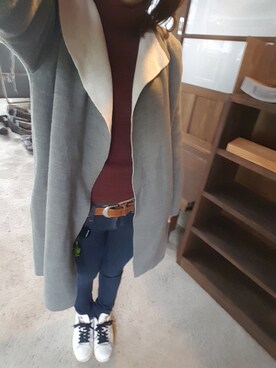 「topic luxe（トピックラックス）のアイテム」を使った、るりさん（レディース・155cm）の冬コーディネート