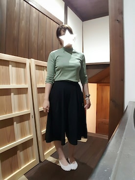 「ポインテッドトゥパンプス」｜るりさん（レディース・155cm）の秋コーディネート