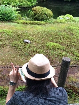 「one way（ワンウェイ）のアイテム（帽子）」を使った、mhさん（メンズ・183cm）の冬コーディネート