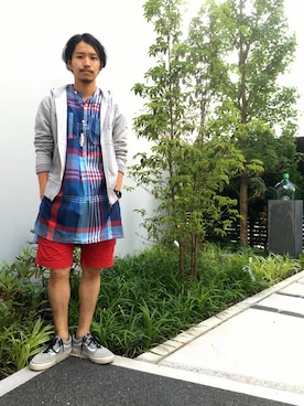 「JIGSAW（ジグソー）のアイテム」を使った、Matsuda Koichiさん（メンズ・168cm）の春コーディネート